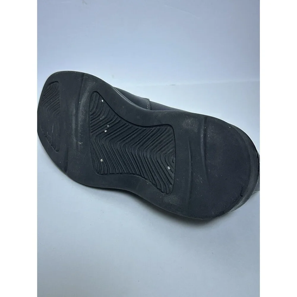 Bass Shoes Mens 11 M Casual Oxford Flats Comfort Black Leather Lace Up Low Top